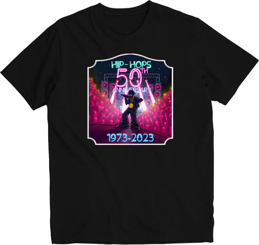 Hip-hops 50th Anniversary Black T-Shirt