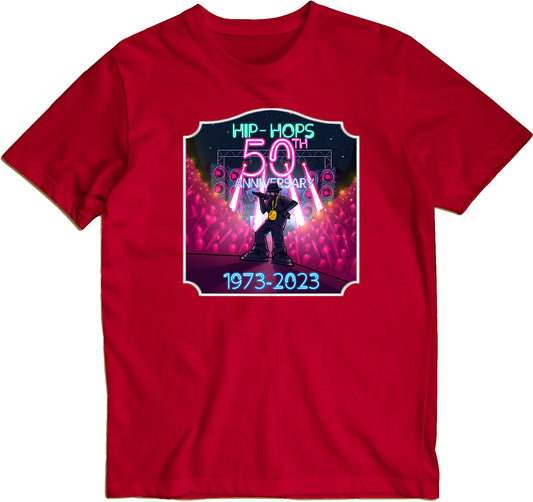 Hip-hops 50th Anniversary Red T-Shirt