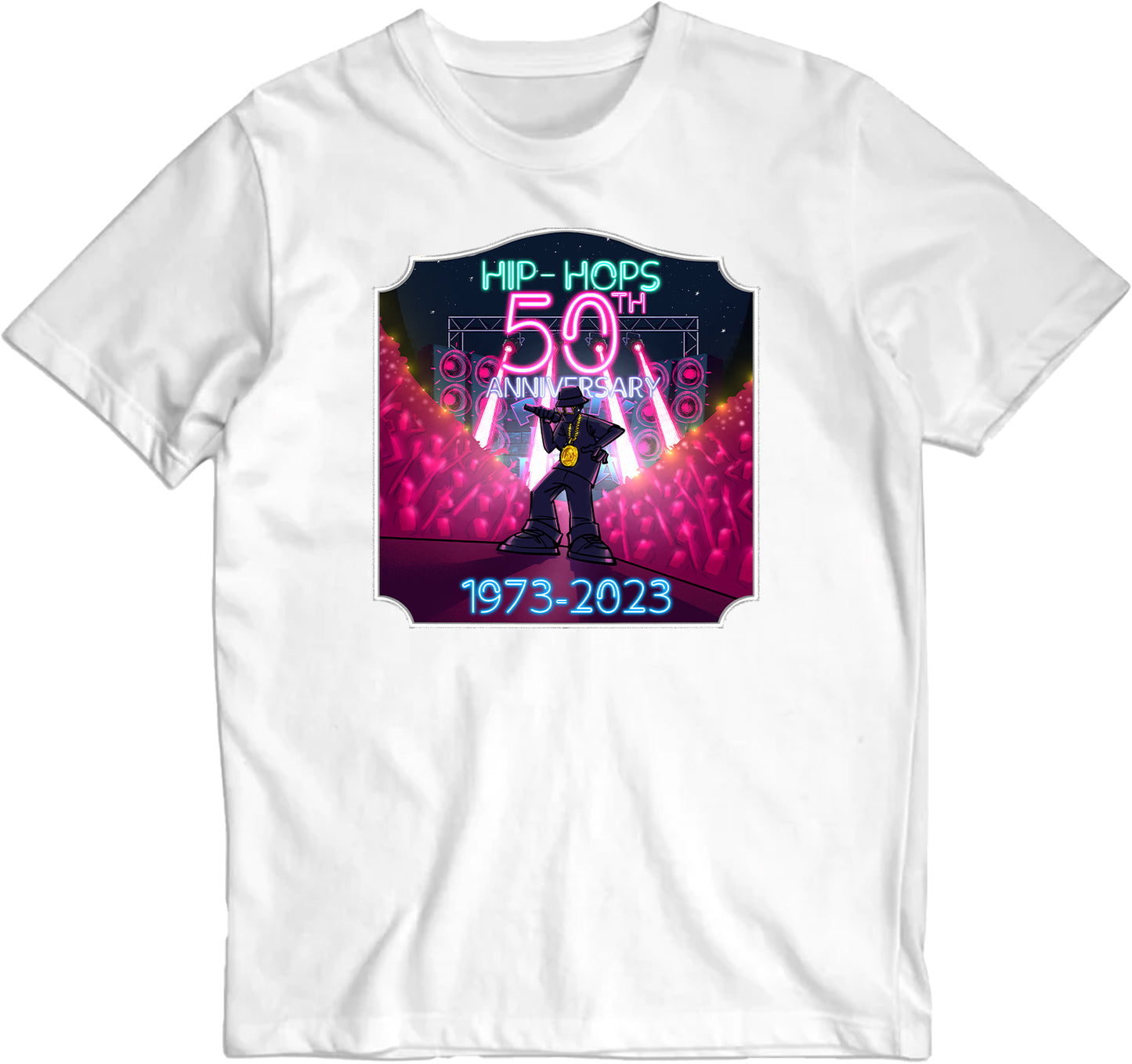 Hip-hops 50th Anniversary White T-Shirt