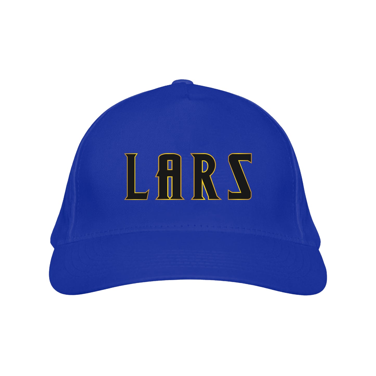 Like A Rap Star LARS Embroidered Black Royal Blue Hat