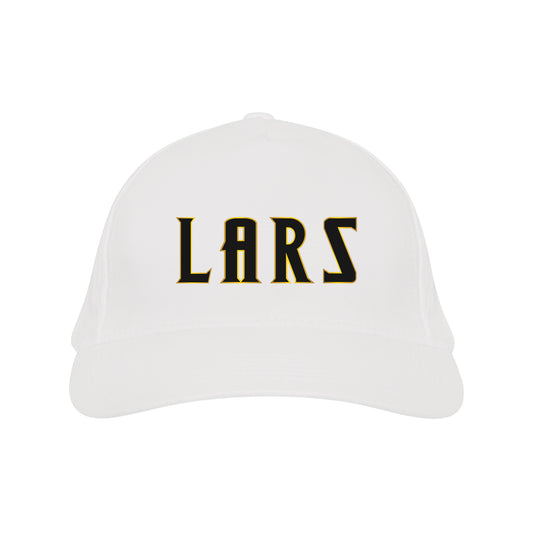 Like A Rap Star LARS Embroidered White Fitted Hat